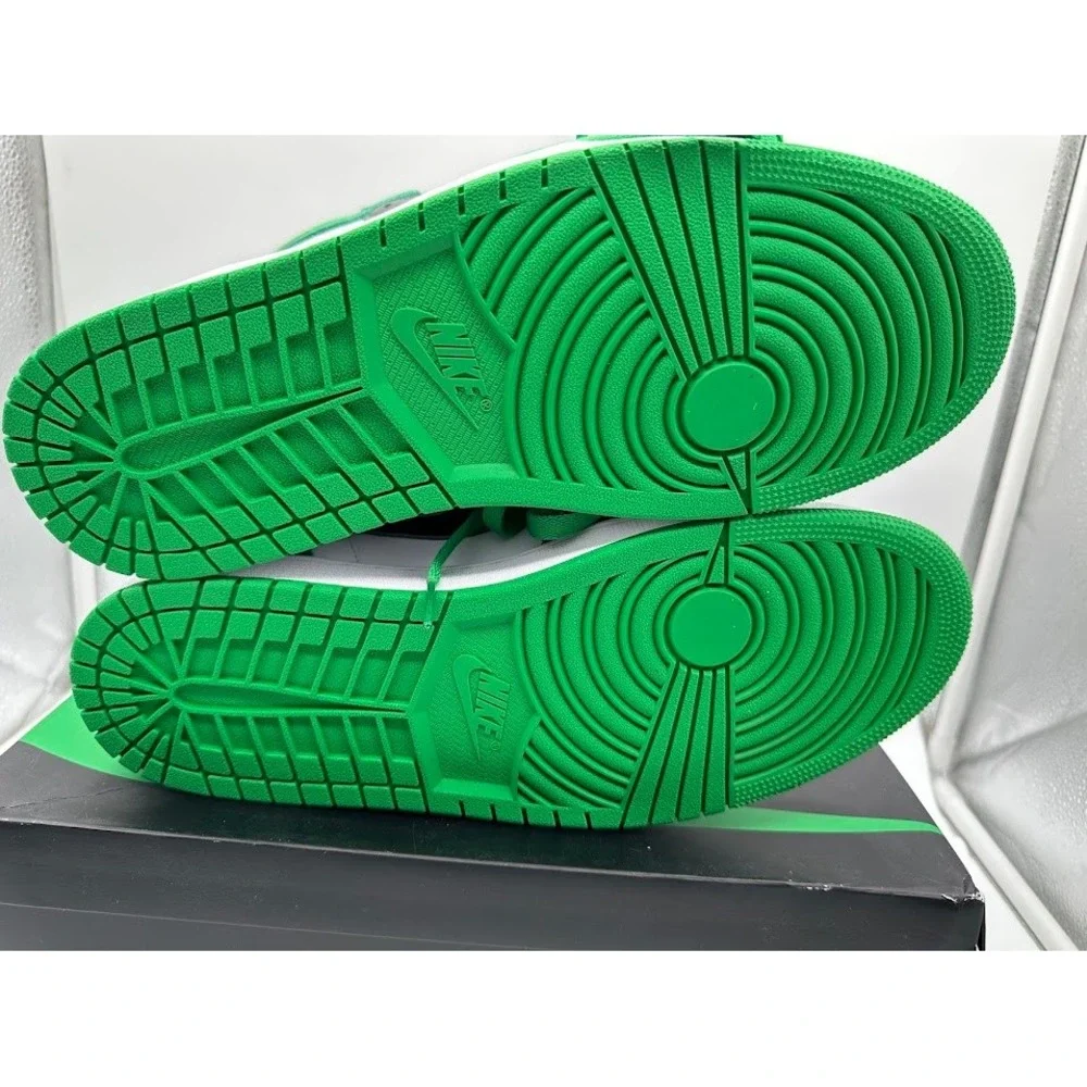 Nike‎ Air Jordan 1 Retro High OG Lucky Green Black White DZ5485-031 Mens Shoes